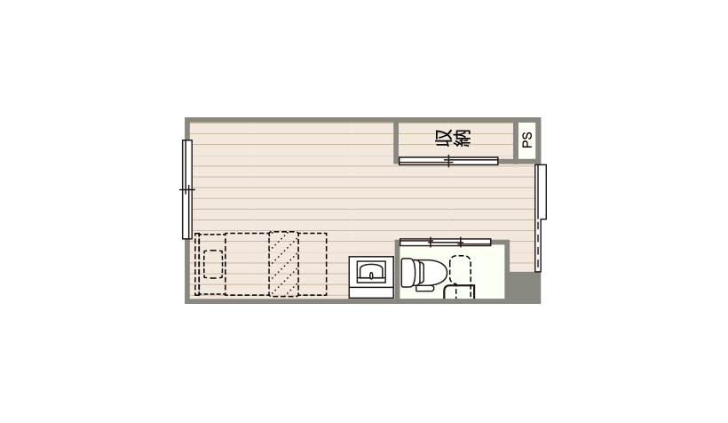 居室例(Cタイプ間取り図)