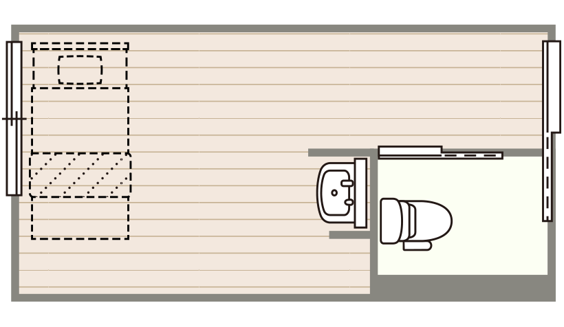 居室例(間取り図)