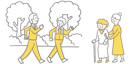 レクリエーションやリハビリ